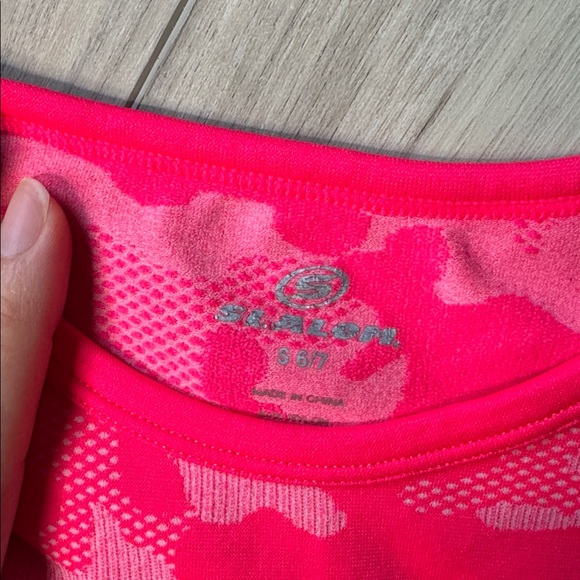 Teal and Pink Kids Long Sleeve winter layer - Picture 3 of 5